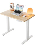 Kompakter hohenverstellbarer Schreibtisch 80 x 48 cm mit vier Memory Einstellungen fur Homeoffice