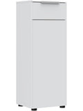 Kompakter Aktenschrank in Weiss 40 x 110 x 38 cm