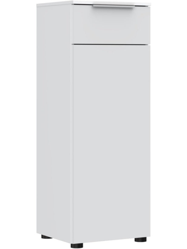 Kompakter Aktenschrank in Weiss 40 x 110 x 38 cm
